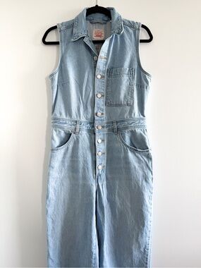 Levi's Denim Sleeveless Jumpsuit